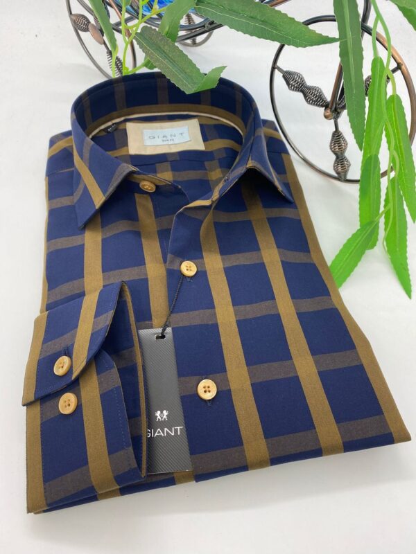 Chemise Homme à Carreaux Large GIANT – Style Chic et Minimaliste