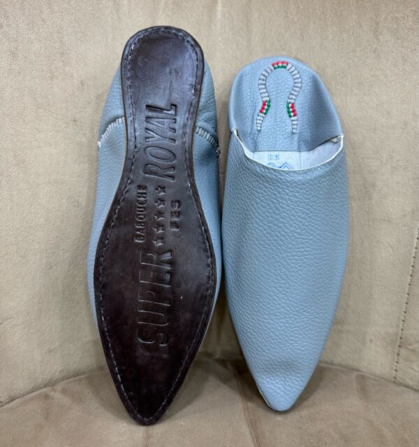 Babouche - Maraakish traditionnel en cuir – Fait main (Modèle Royal Super) – Image 6