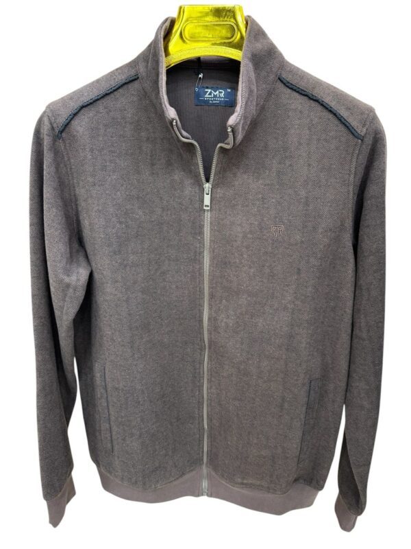 Veste zippée ZMR – Taupe foncé